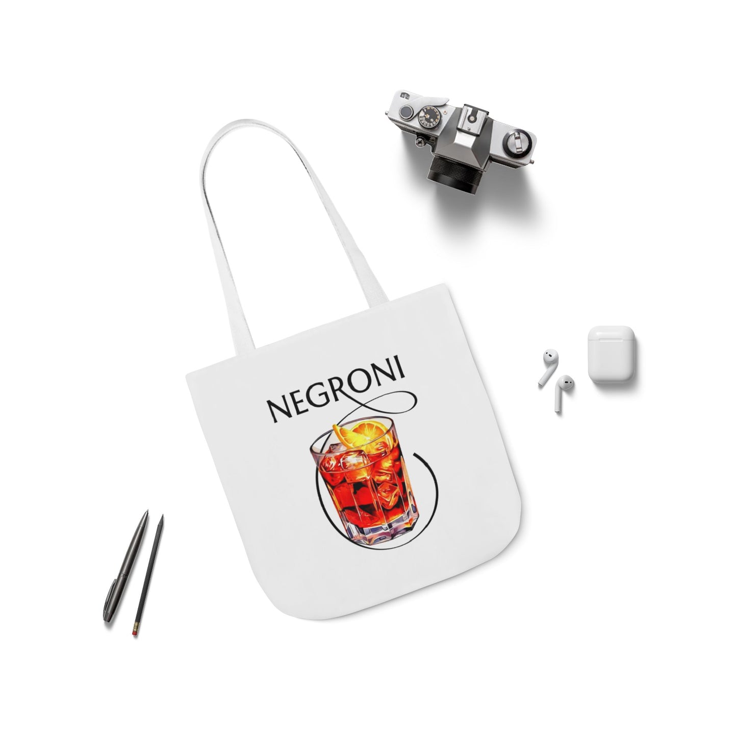 Negroni Cocktail Print  For Negroni Lovers Bag