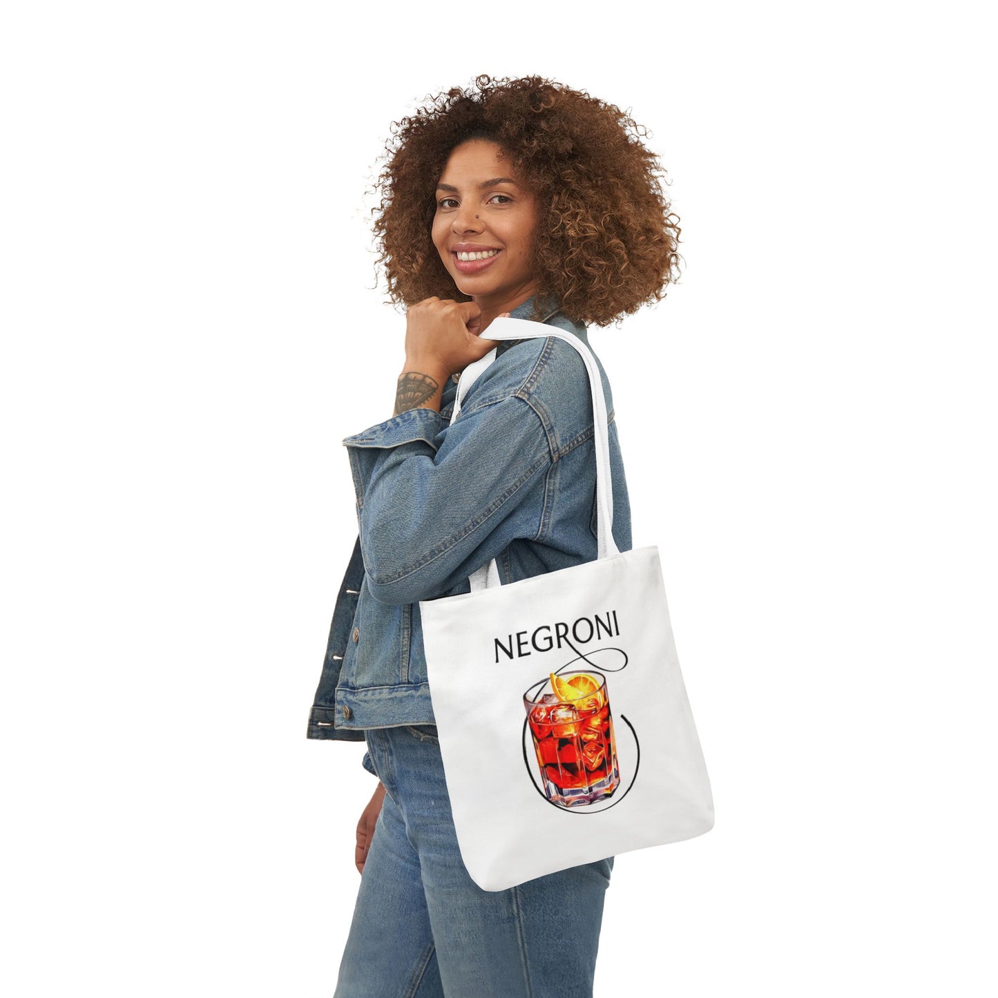 Negroni Cocktail Print  For Negroni Lovers Bag