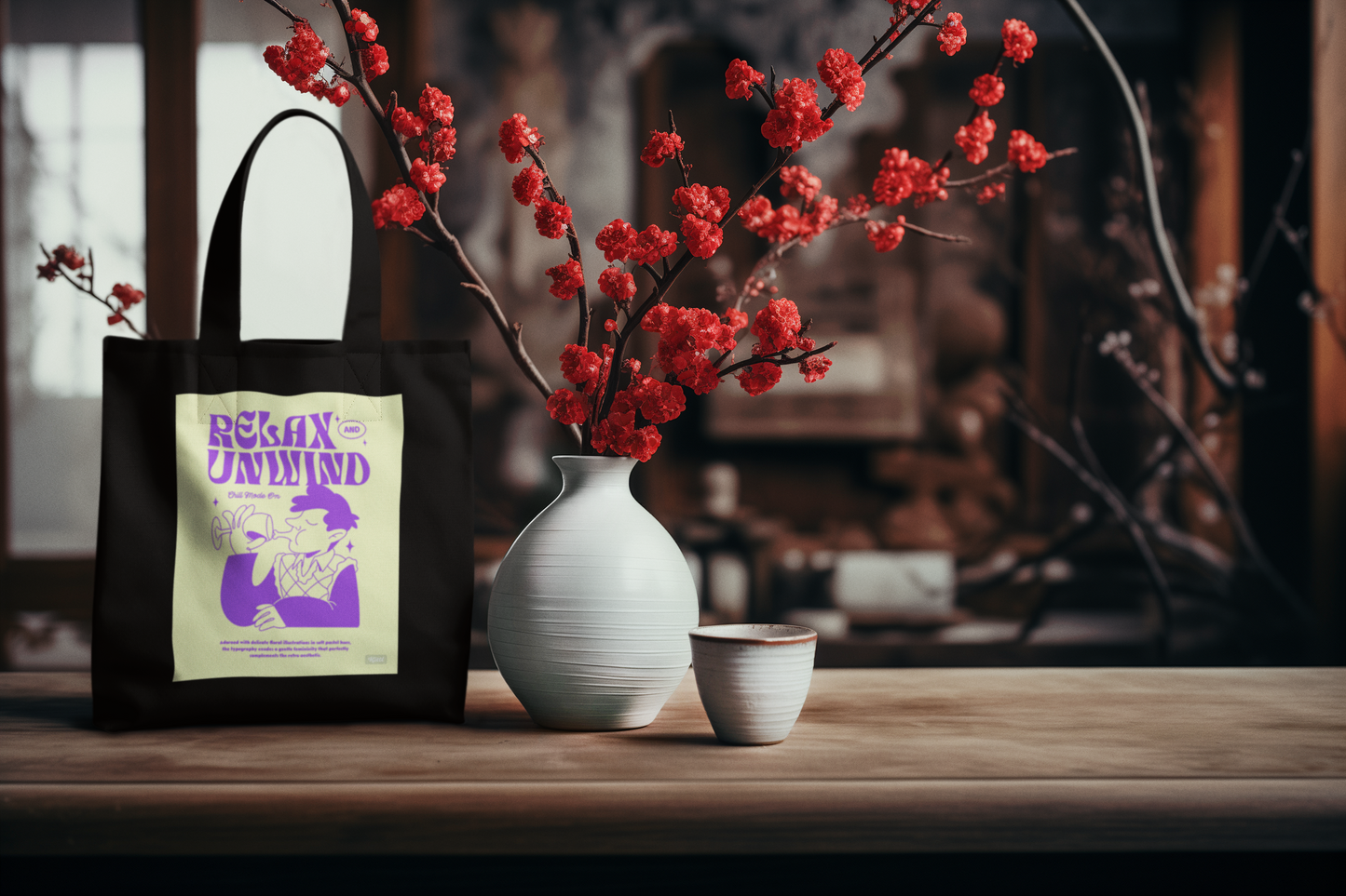 Cotton Canvas Tote Bag